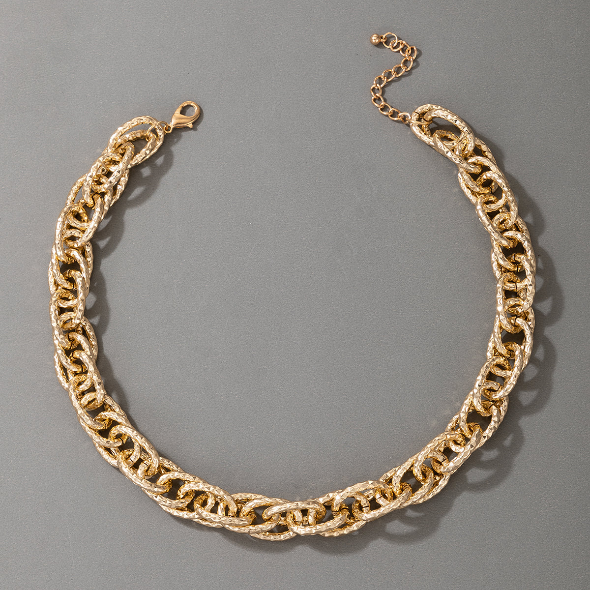 Damen Luxus Dicke Kette Chunky Kreis Link Choker Halskette | Shop Nory