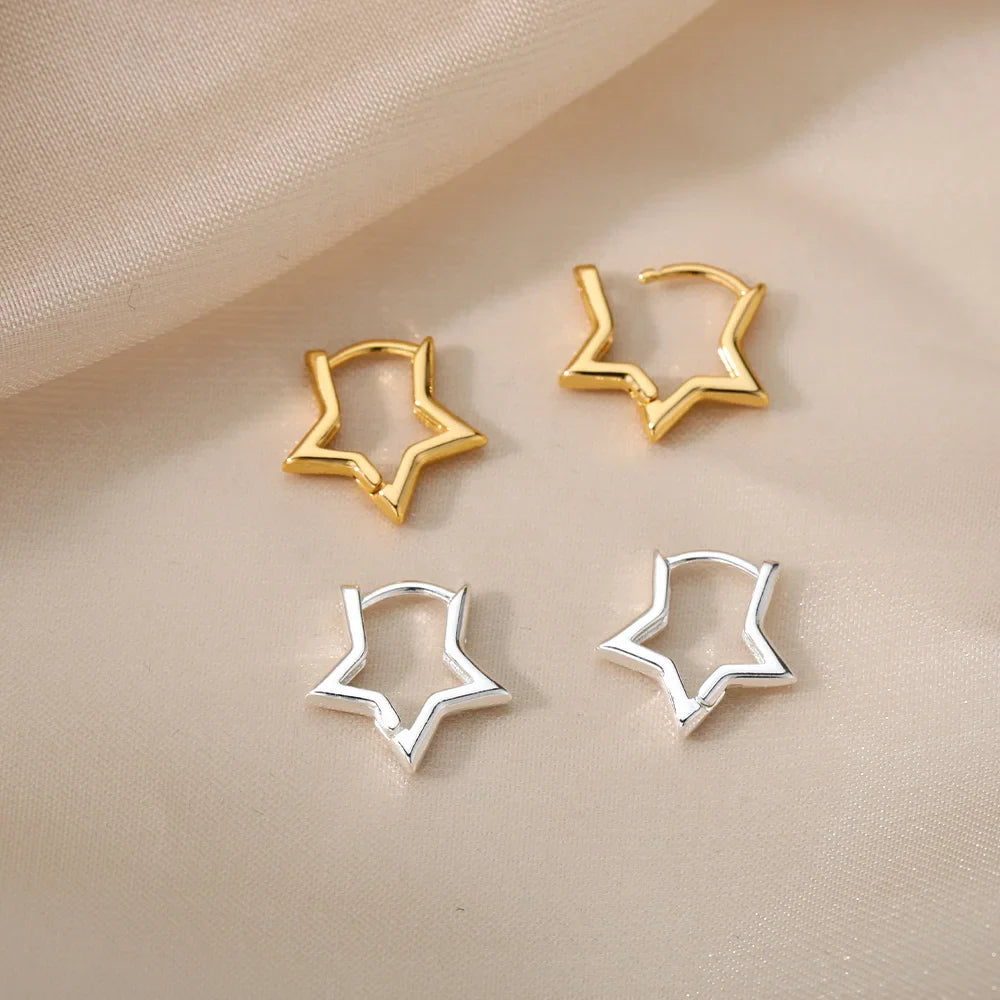 Luxus Star Hoops Ohrringe für Damen Shop Nory