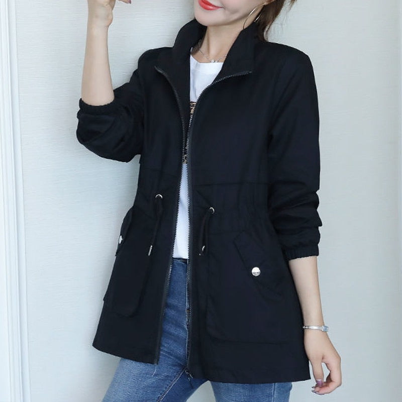 Damen Übergangsjacke mit Stehkragen