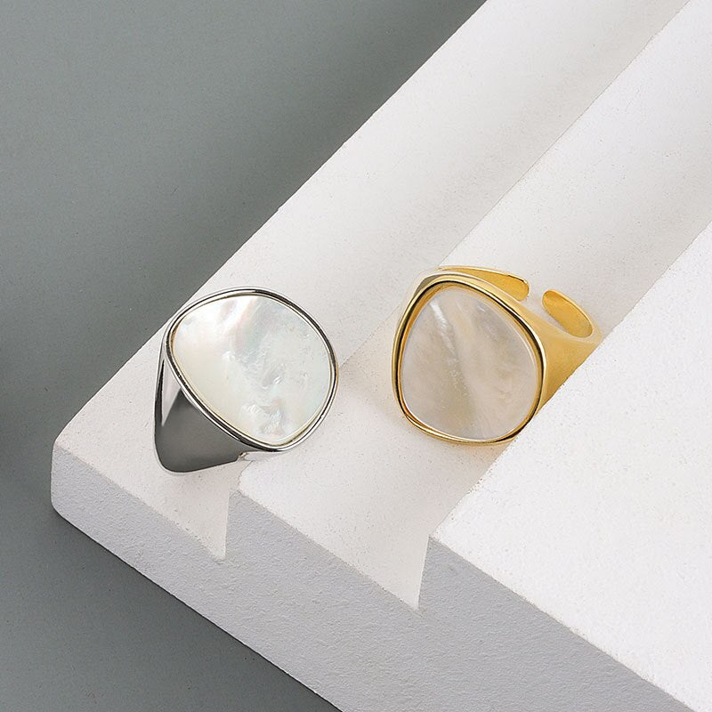 Trendige Shell-Geometrieringe | Shop Nory