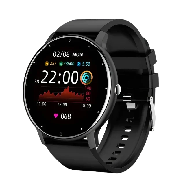 Shopnory | Unisex Wasserdichte Smartwatch mit Fitness Tracker und Herzfrequenzmesser