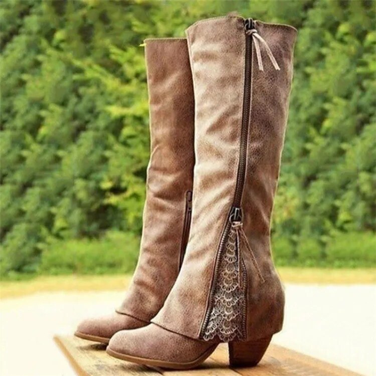 Stiefel für Damen Blockabsatz