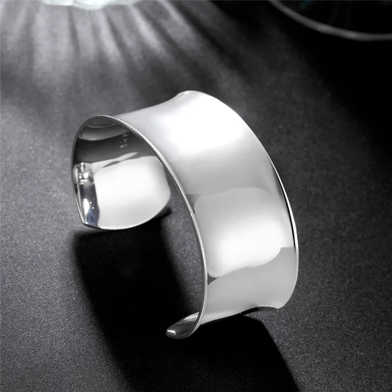 Pure Smooth 925 Sterling Silver Armreif | Shop Nory