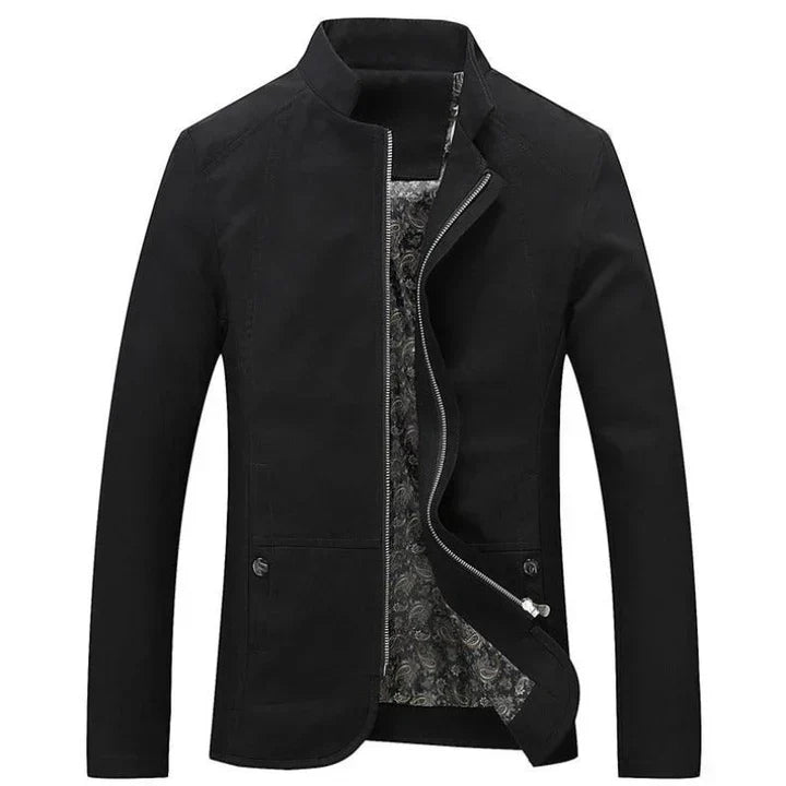 Herren Slim-Fit Leichtgewicht Zip-Up Jacke