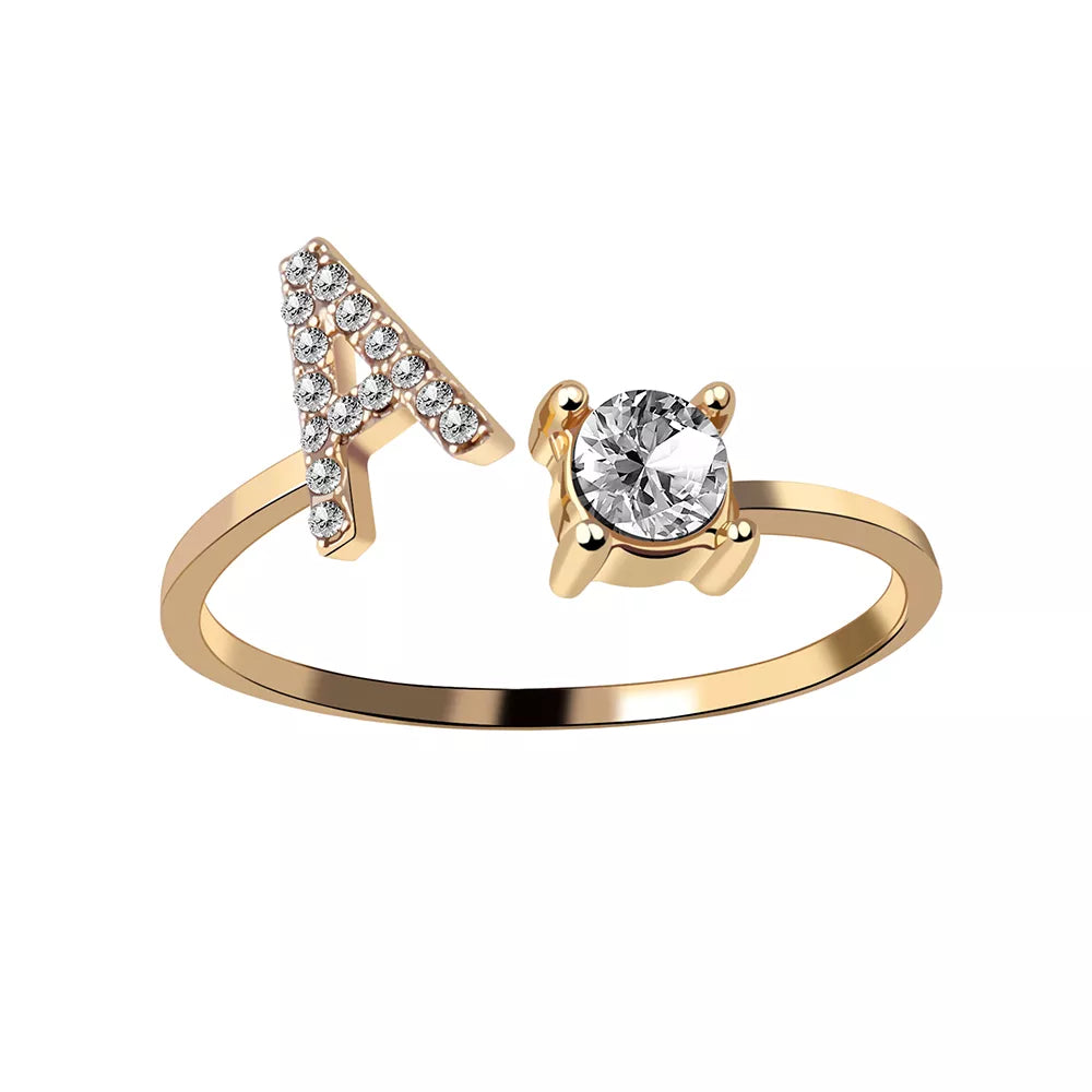 Kreative A-Z Alphabet Personalisierte Ringe | Shop Nory