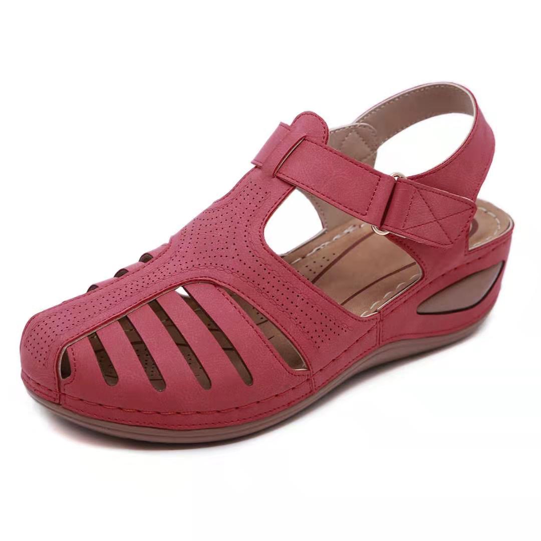 Leder Retro Orthopädische Sandalen
