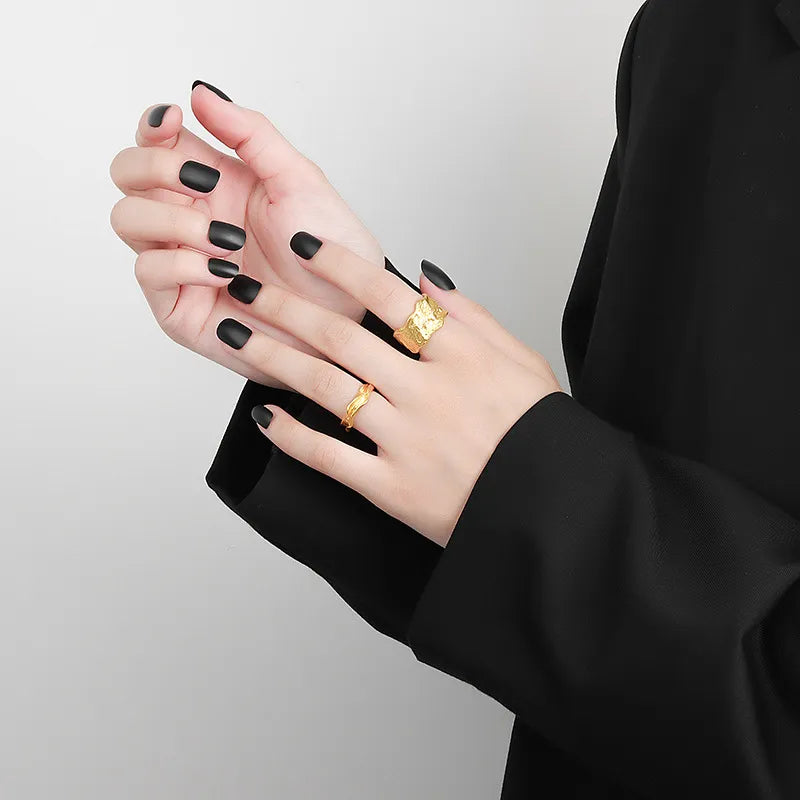 Neue kreative geometrische handgefertigte Ring | Shop Nory