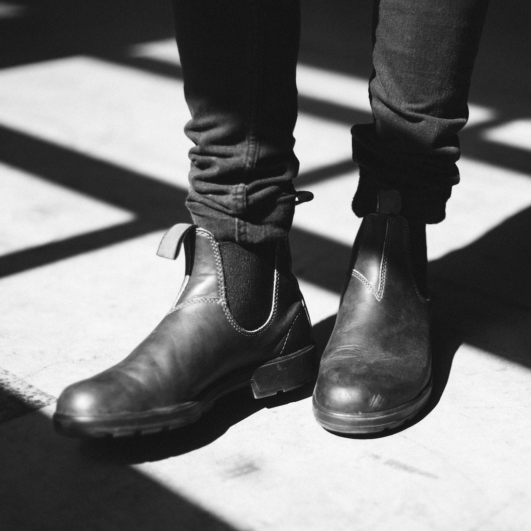 Lederstiefel