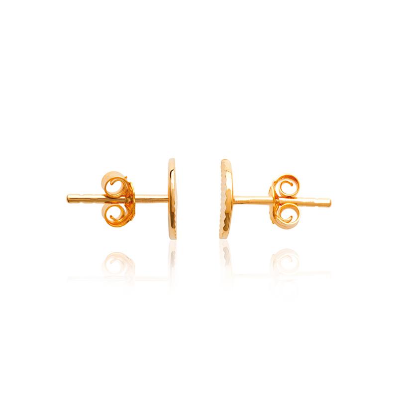 Halbmond Ohrstecker Vergoldet - Mond Ohrringe | Shop Nory