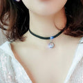 Halb-Zirkon-Geometrischer Anhänger Choker | Shop Nory