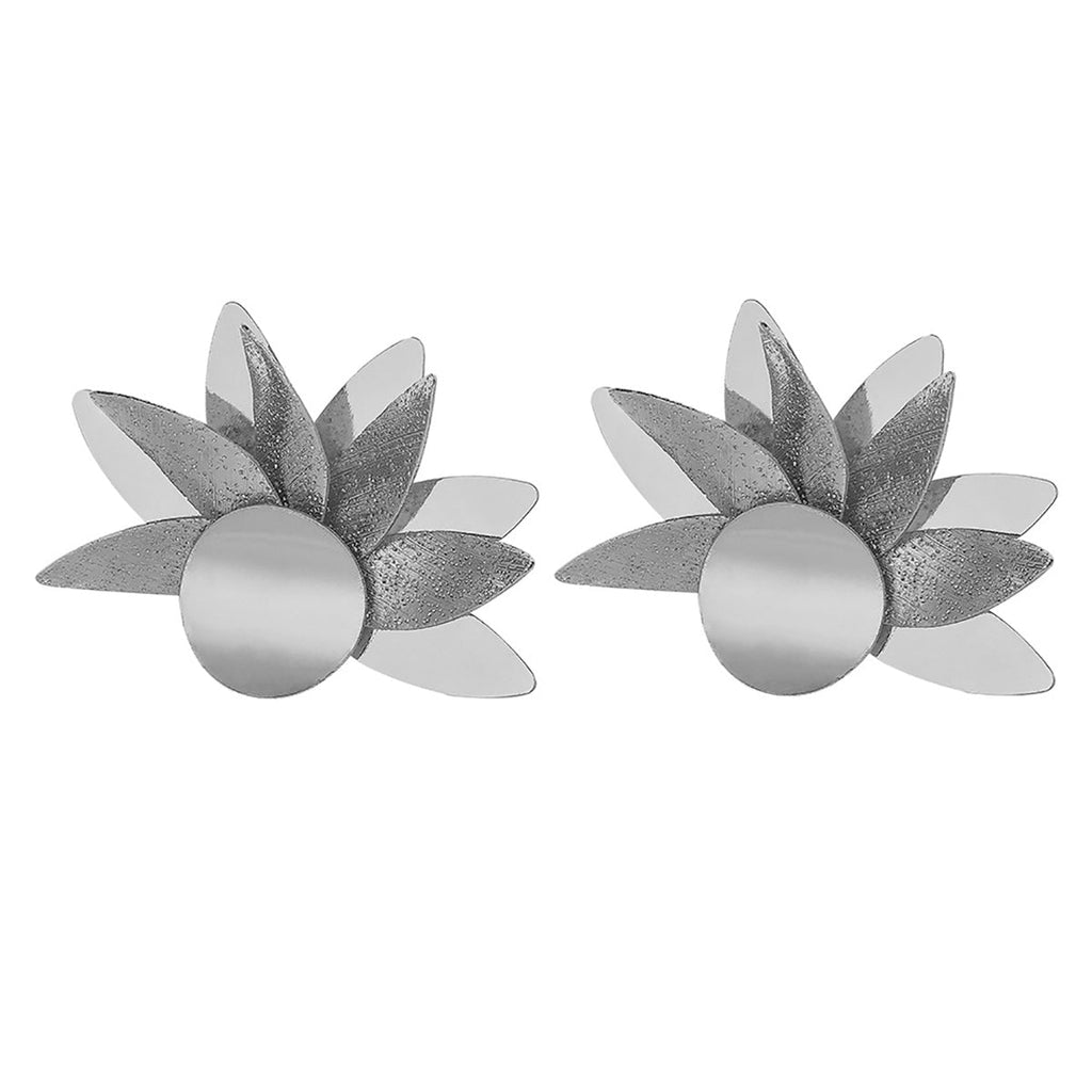Damen Gold Silber Geschichtete Sonnenblume Statement Party Ohrringe | Shop Nory
