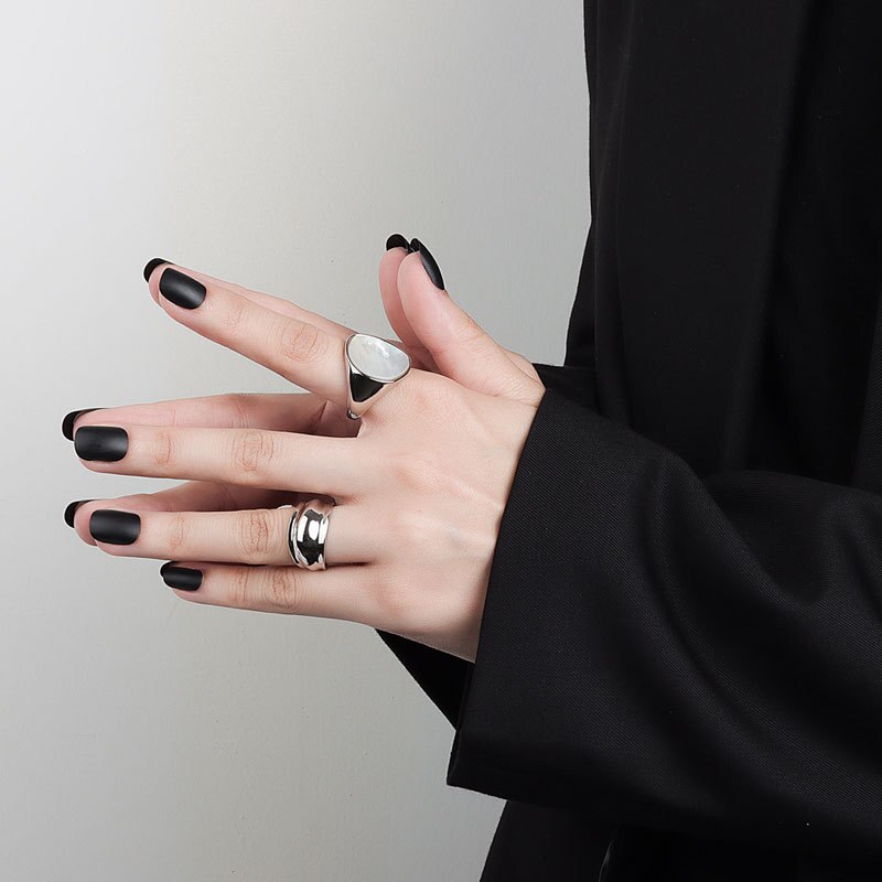 Trendige Shell-Geometrieringe | Shop Nory