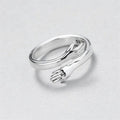 Silber Verstellbarer Hug Ring | Shop Nory