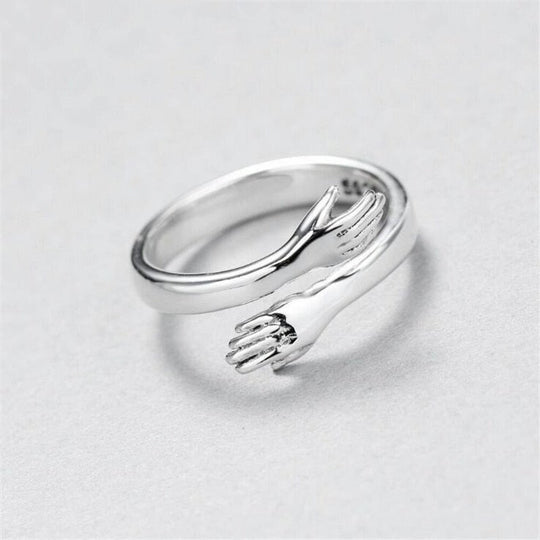 Silber Verstellbarer Hug Ring | Shop Nory