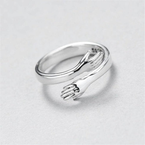 Silber Verstellbarer Hug Ring | Shop Nory