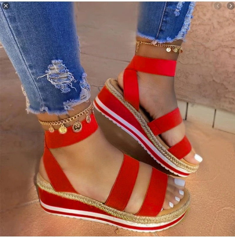Strap Cross Frauen Sandalen
