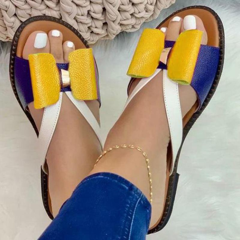 Legere Sommerschuhe für Frauen mit Schmetterlingsknoten