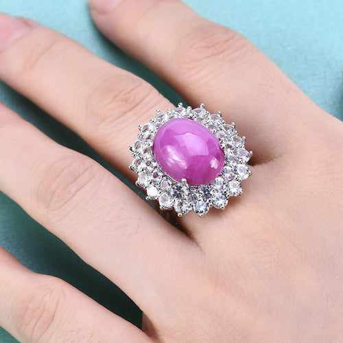 Art-Deco-Rubinring Replik des Prinzessin-Diana-Rings | Shop Nory