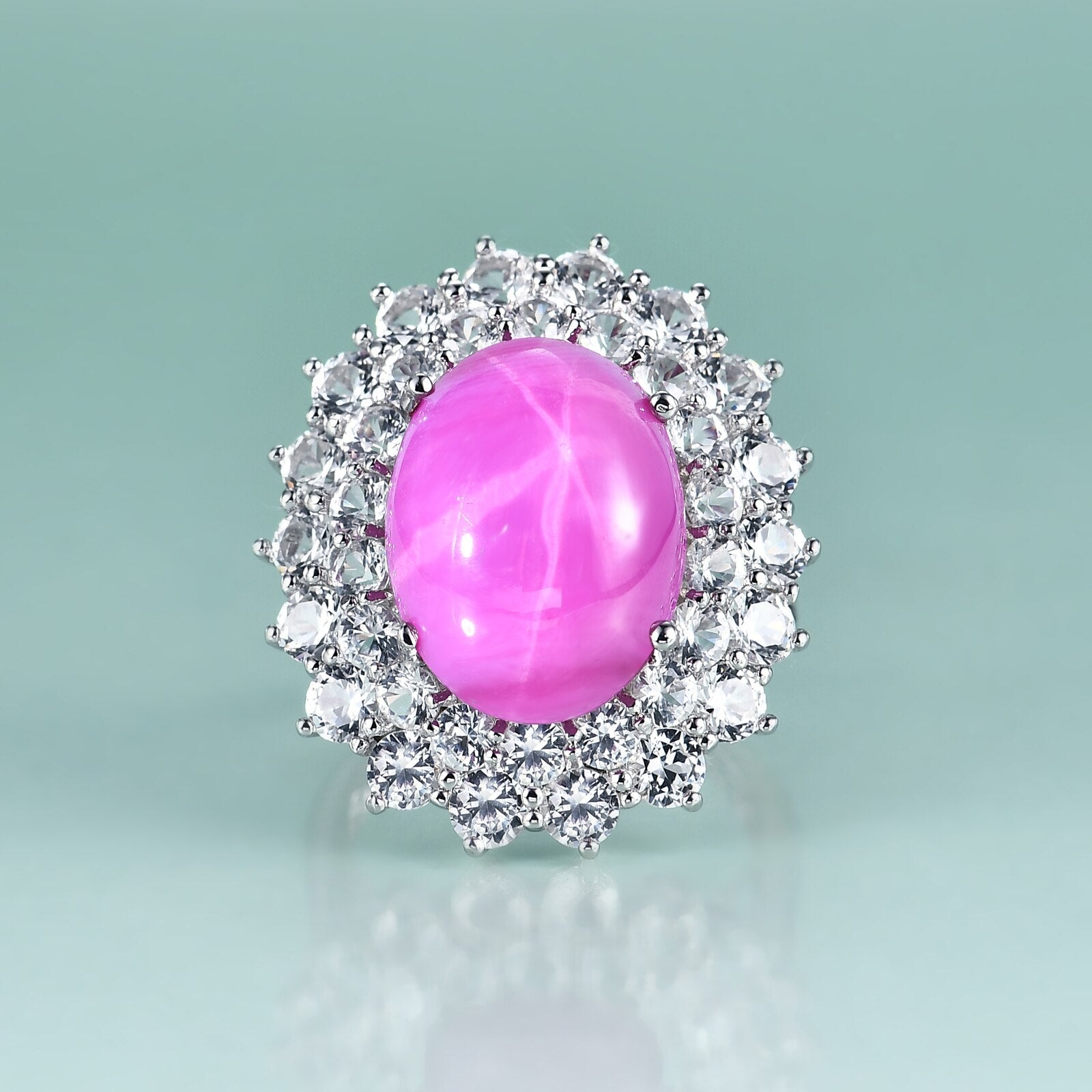 Art-Deco-Rubinring Replik des Prinzessin-Diana-Rings | Shop Nory