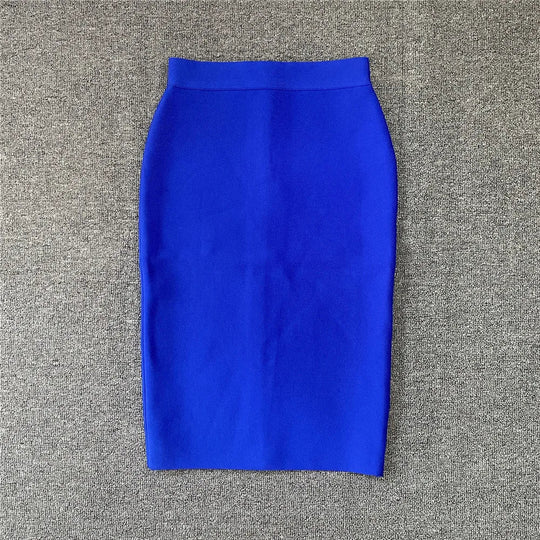 Frauen Neue Rayon Bandage Rock Elegante Bleistiftrock Berühmte Sexy Club Party Kleidung Vintage Vestios
