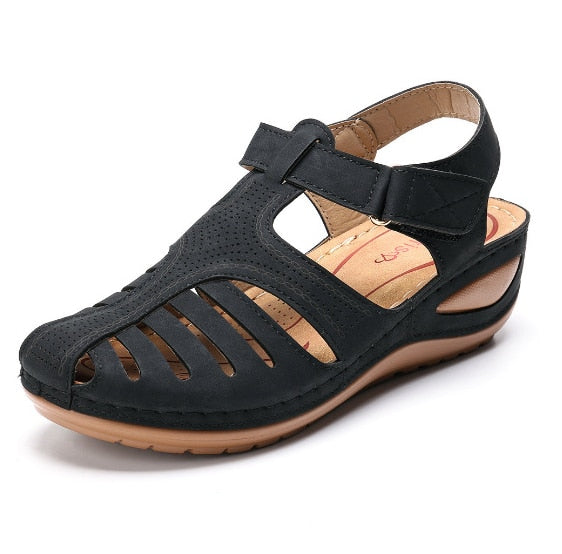 Leder Retro Orthopädische Sandalen