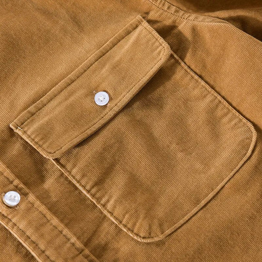 Langarm Overshirt Aus Weichem Denim
