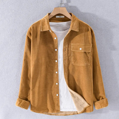 Langarm Overshirt Aus Weichem Denim
