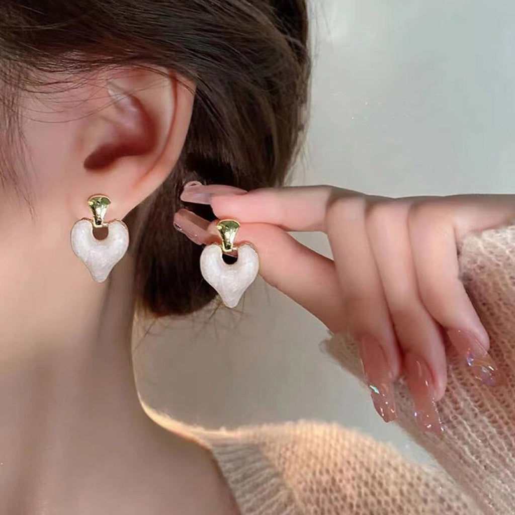 Luxus Herz Tropfen Ohrringe | Shop Nory