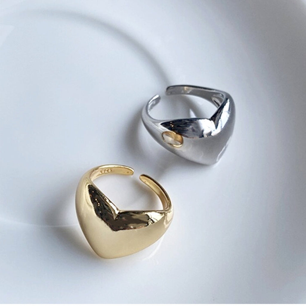 Kreativer Herzförmiger Verstellbarer Ring | Shop Nory