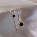 Asymmetrisches Design Lange Tropfenohrringe | Shop Nory