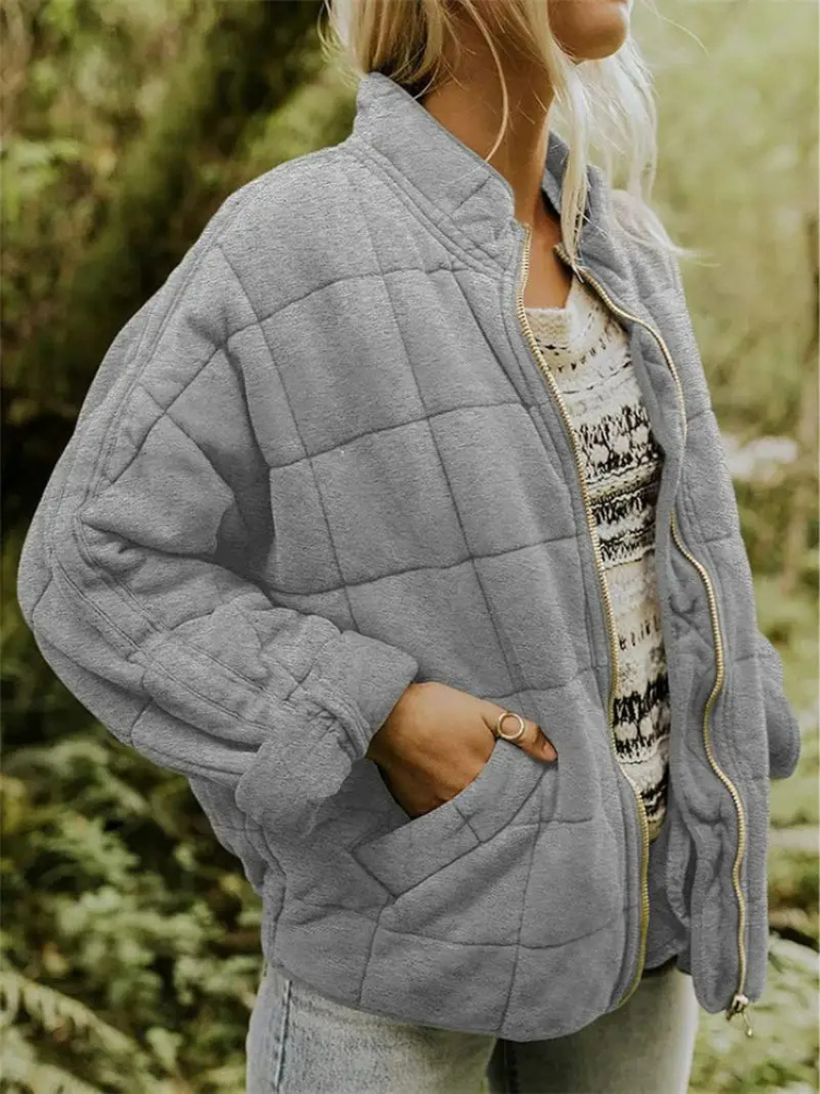 Damen Übergroße Jacke – Warme Winter/Übergangsjacke