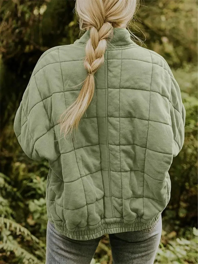 Übergroße und dicke Jacke für Frauen