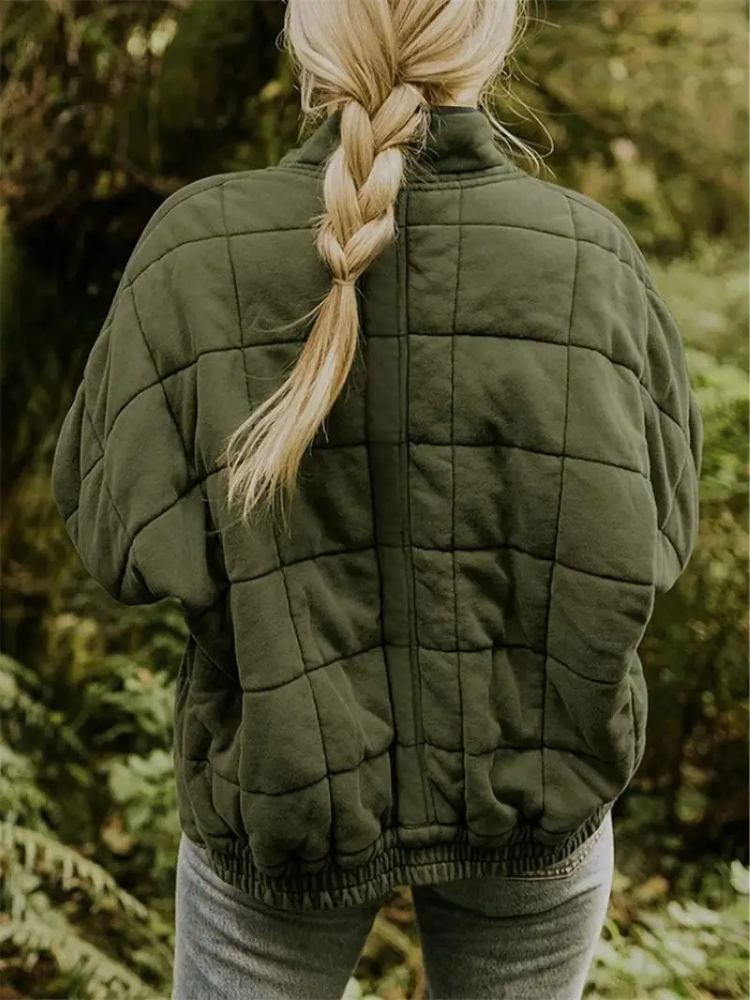 Übergroße und dicke Jacke für Frauen