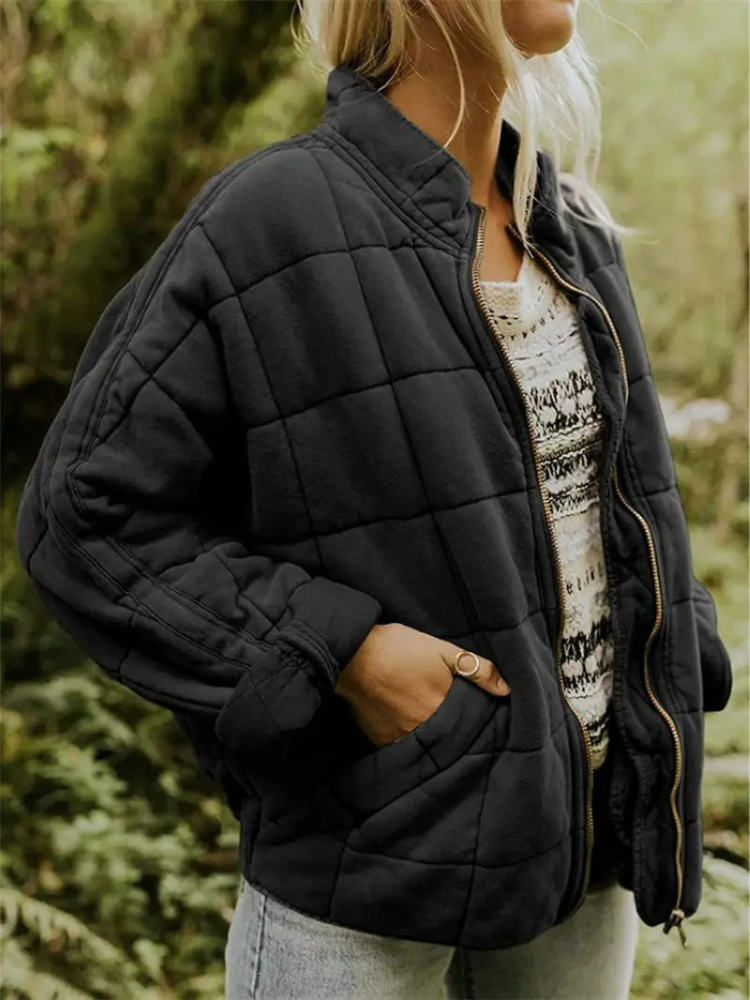 Übergroße und dicke Jacke für Frauen