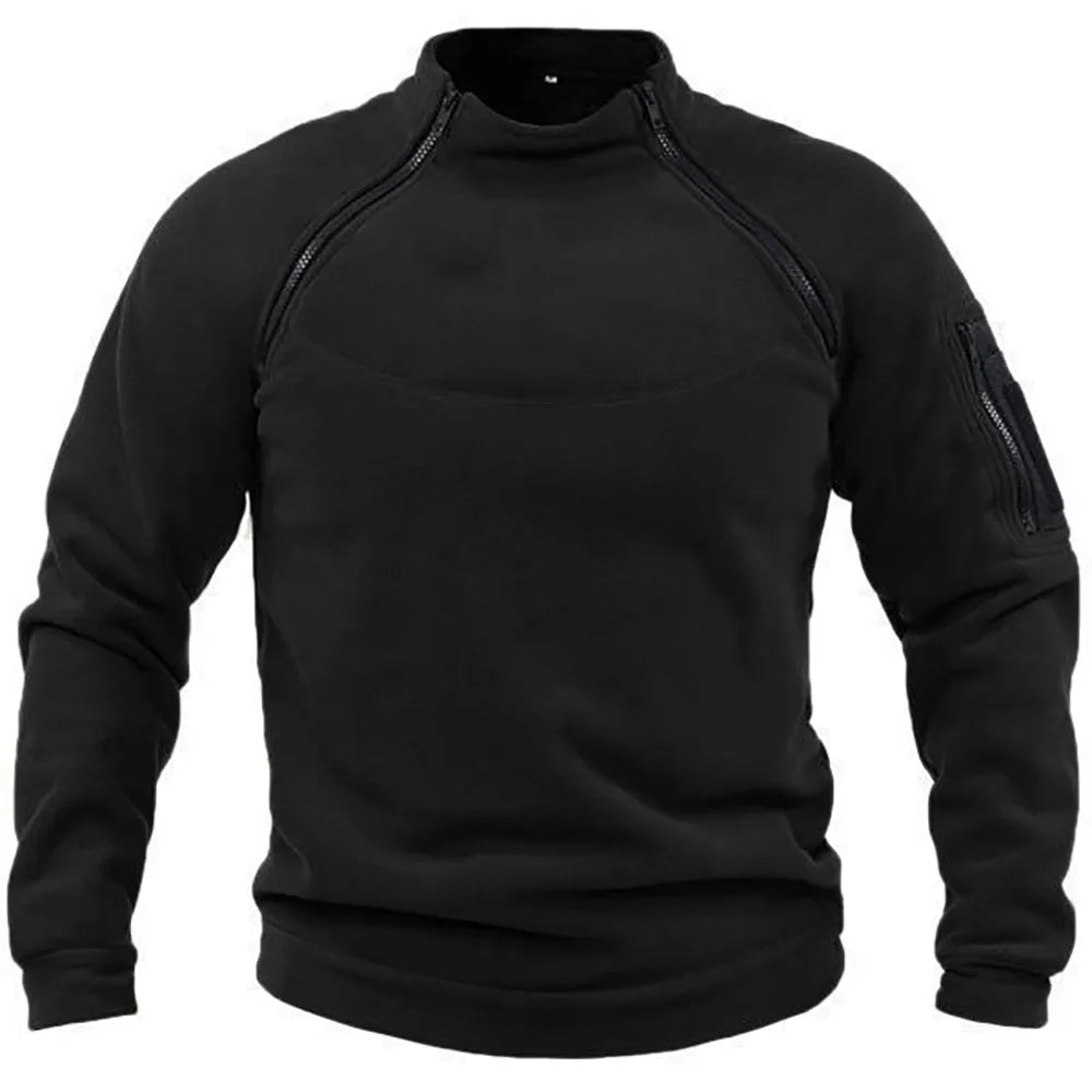 Taktischer Militär-Zipper-Sweatshirt