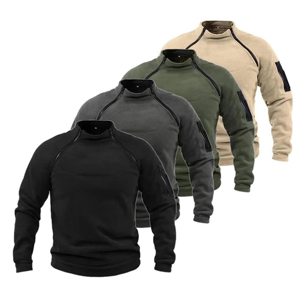Taktischer Militär-Zipper-Sweatshirt