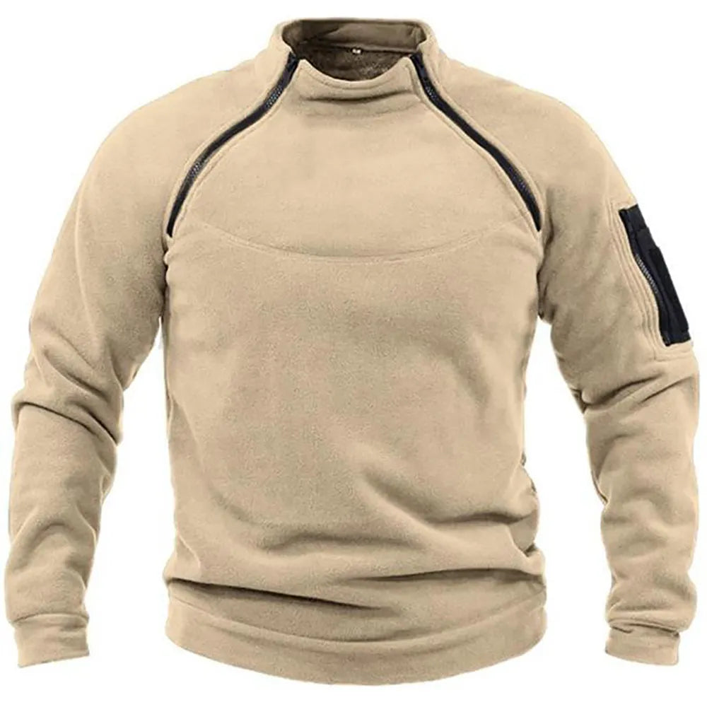 Taktischer Militär-Zipper-Sweatshirt