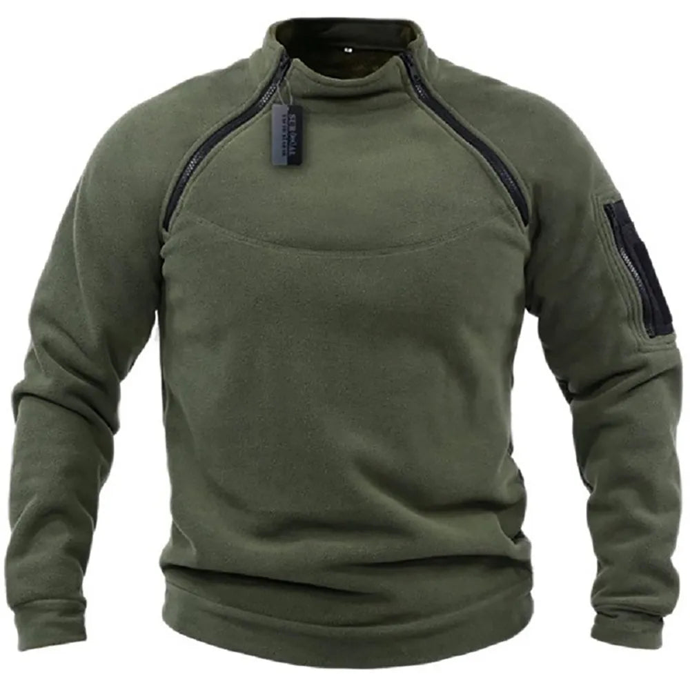 Taktischer Militär-Zipper-Sweatshirt