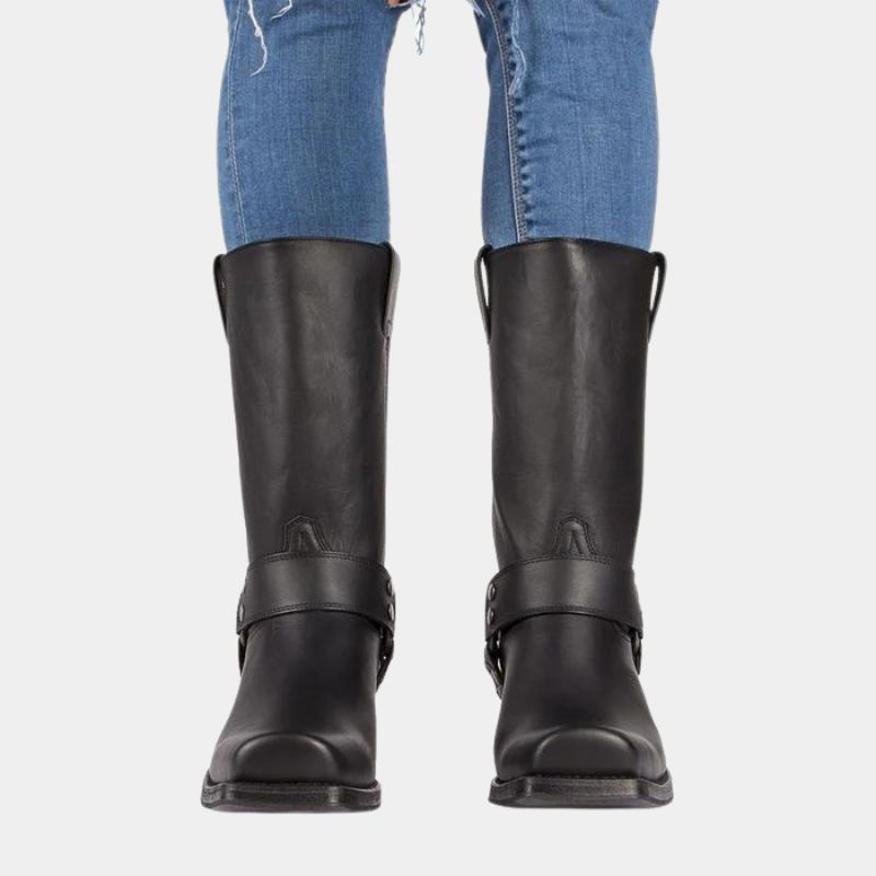 Damen Cowboy Stiefel Vintage Stil Shopnory