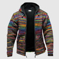 Hoodie Wollmischung Relaxed Fit Boho-Stil