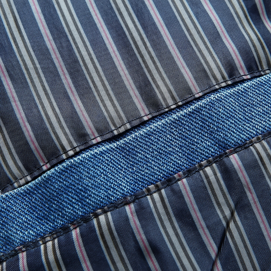 Jeansblazer Im Denim-Stil mit Einreihigem Knopfverschluss