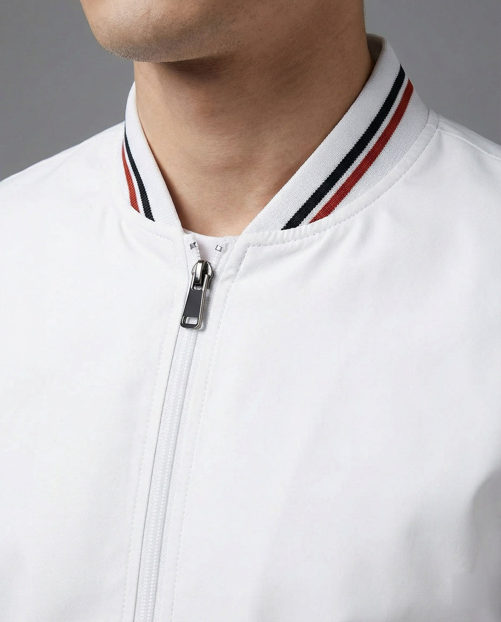 Herren Lässige Übergangsjacke mit Wasserabweisender Oberfläche & Stehkragen | ShopNory