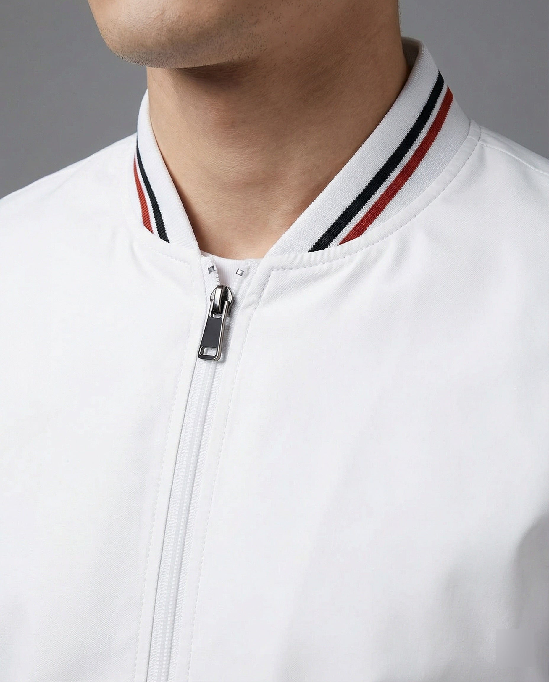 Herren Lässige Übergangsjacke mit Wasserabweisender Oberfläche & Stehkragen | ShopNory