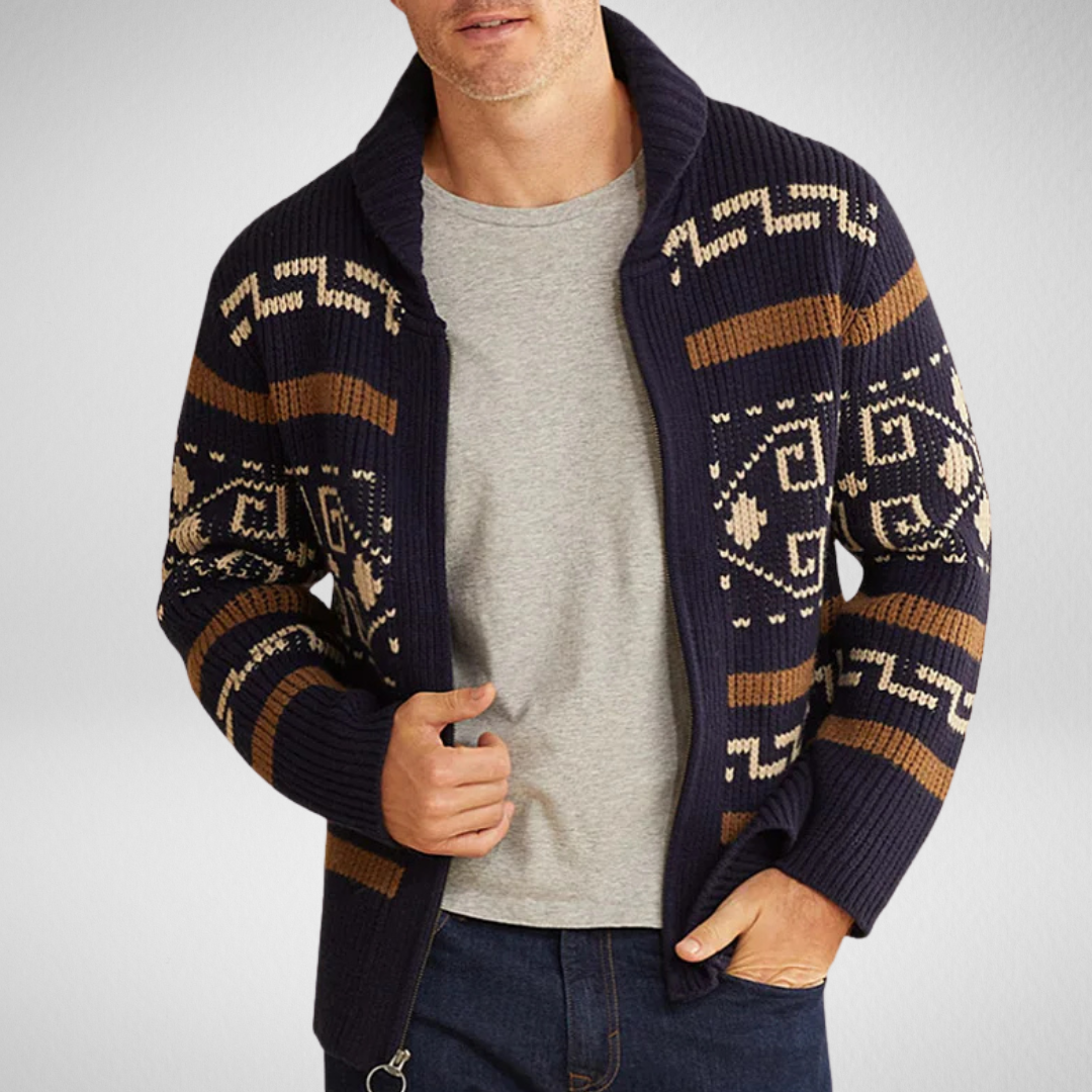 Herren Strickjacke für Herbst und Winter