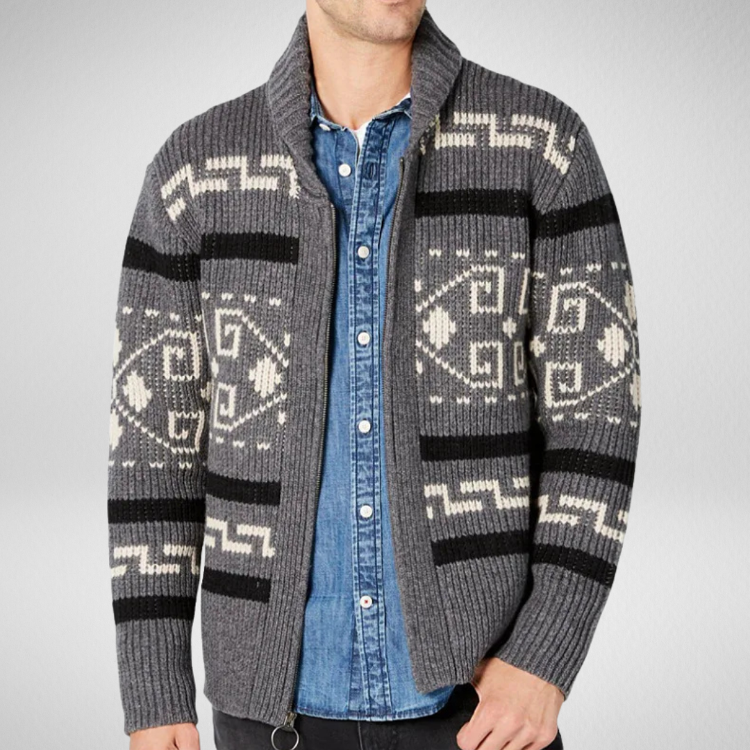 Herren Strickjacke für Herbst und Winter