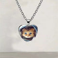 Herz-Katze-Anhänger-Halskette | Shop Nory