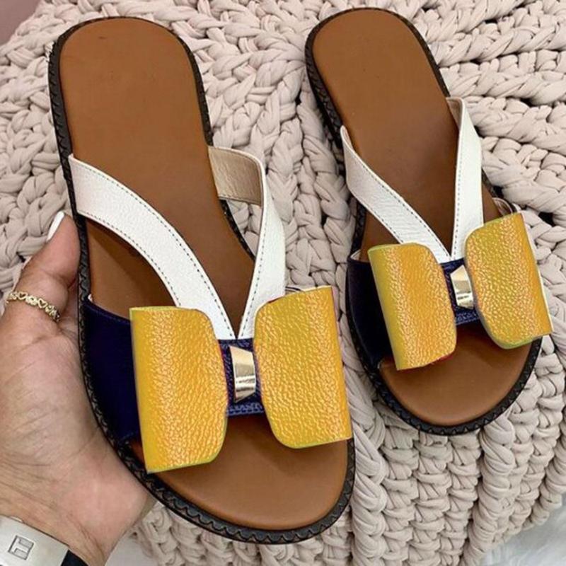Legere Sommerschuhe für Frauen mit Schmetterlingsknoten
