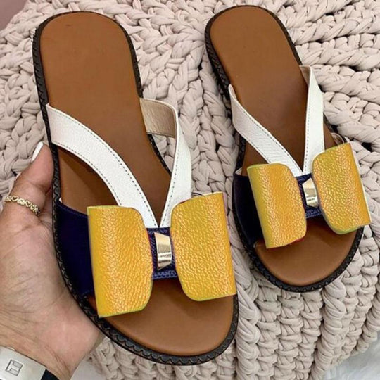 Legere Sommerschuhe für Frauen mit Schmetterlingsknoten