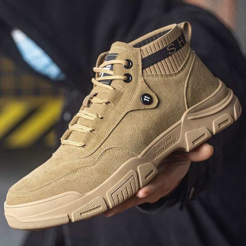 Leicht Stahlkappe Schuhe Berufsschuhe Sportlich Atmungsaktiv Schutzschuhe