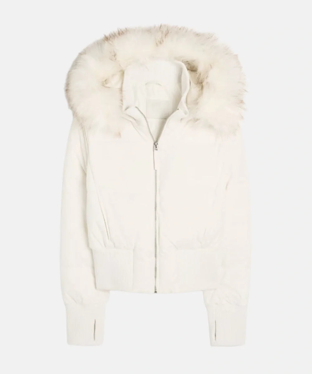 Damen Gesteppt Winterjacke mit Warm & Abnehmbarer Kapuze | ShopNory